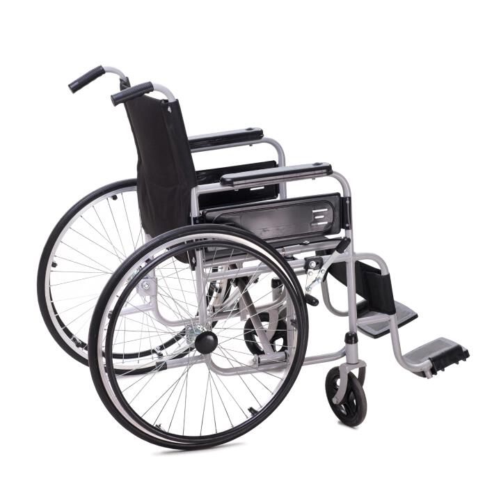 Wheelchair with hand grips