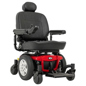 Motorized wheelchair without hand grips or push bar