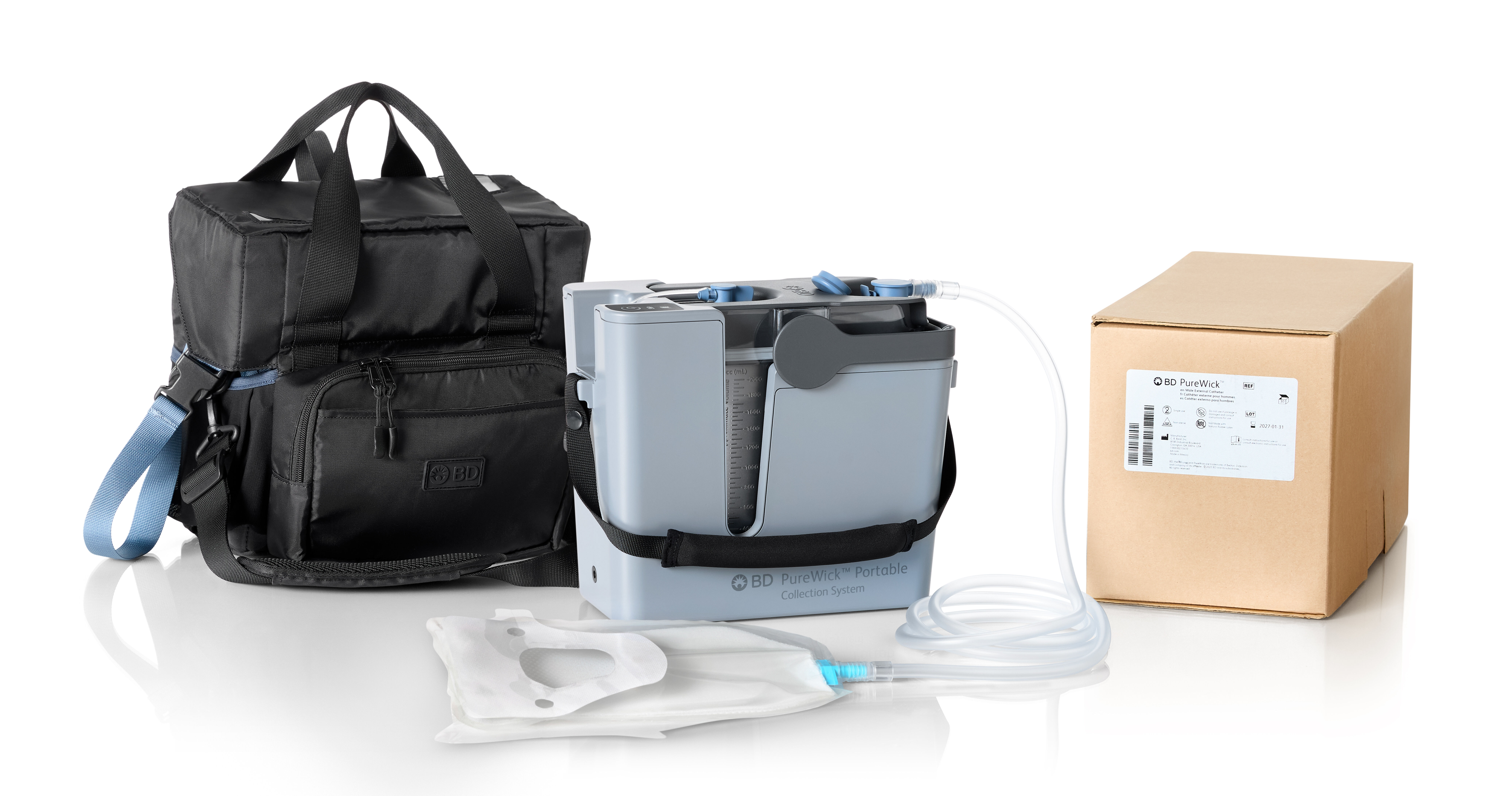 PureWick&trade; Portable Collection System Starter Set for Men