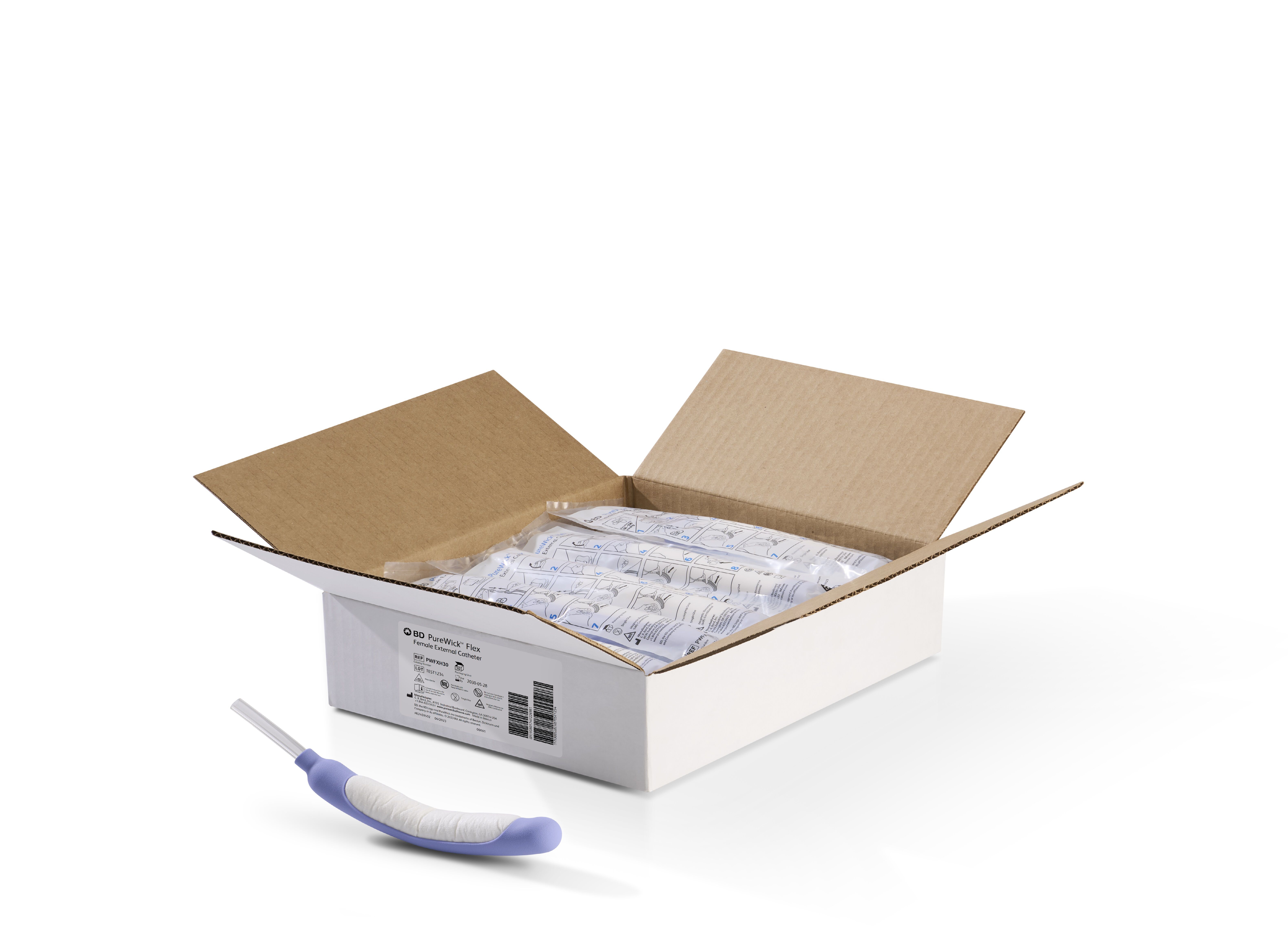 PureWick&trade; Flex Female External Catheters (Box of 30) image number 2