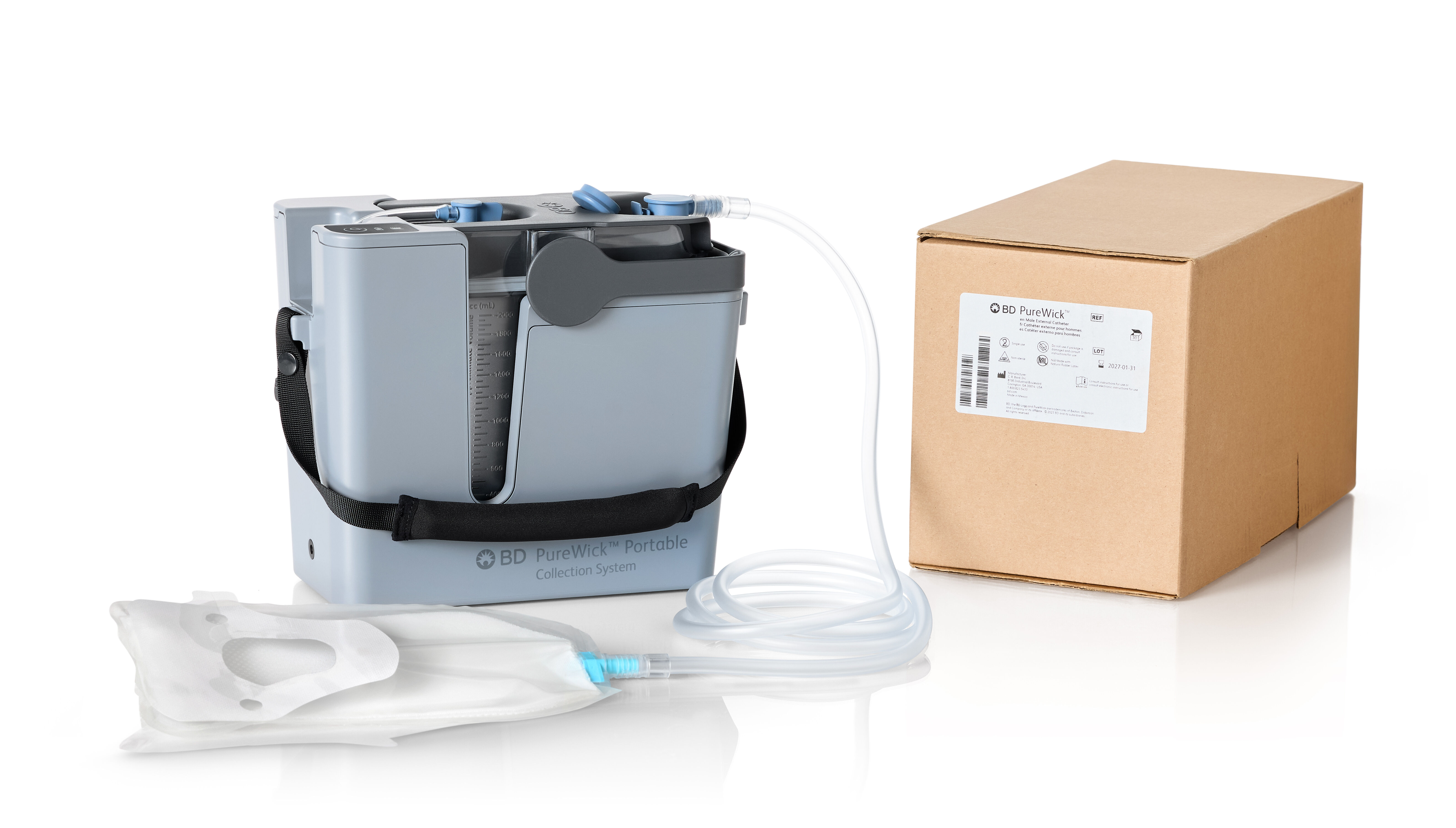 PureWick&trade; Portable Collection System Starter Set for Men image number 2