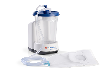 PureWick™ Urine Collection System and PureWick™ Male External Catheter on white background